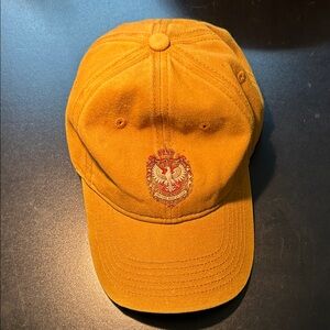 Embroidered Gold Cap